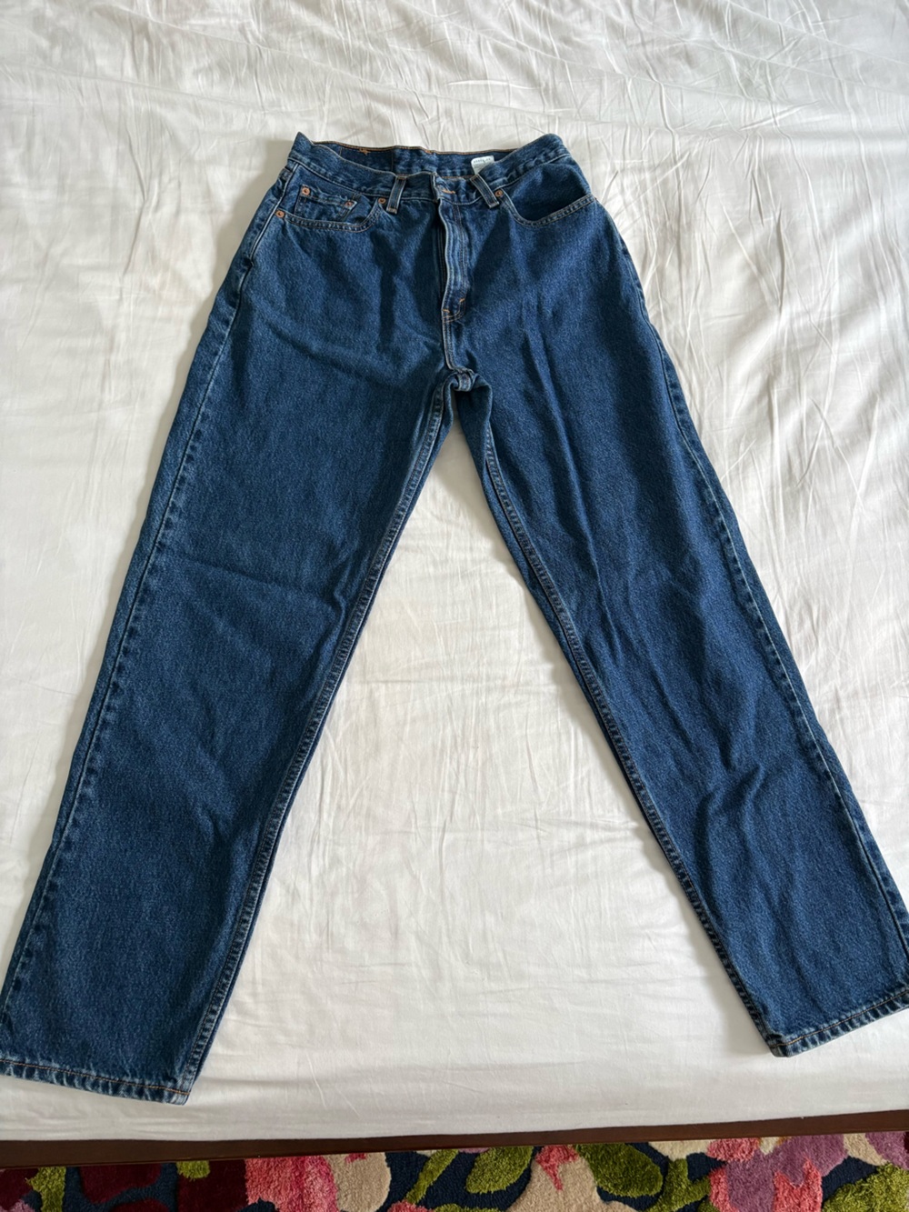 Vintage Levis 560 Jeans Womens 10 MIS M Blue Loose Fit Straight Leg High Waist